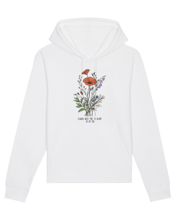 Flowers need time to bloom, so do you White