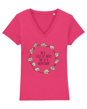 In a field of roses she is a wildflower Raspberry