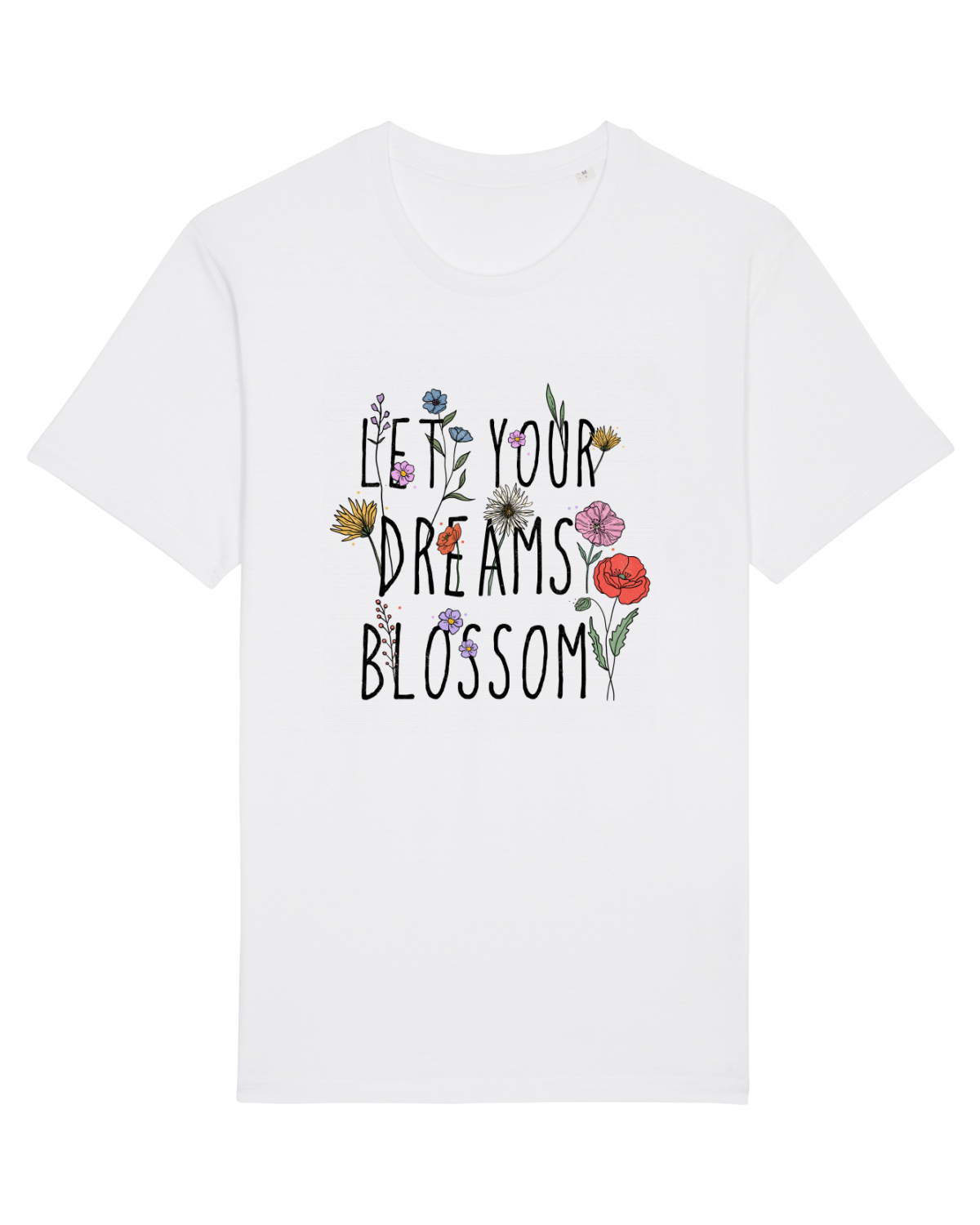 Tricou mânecă scurtă Unisex Rocker White