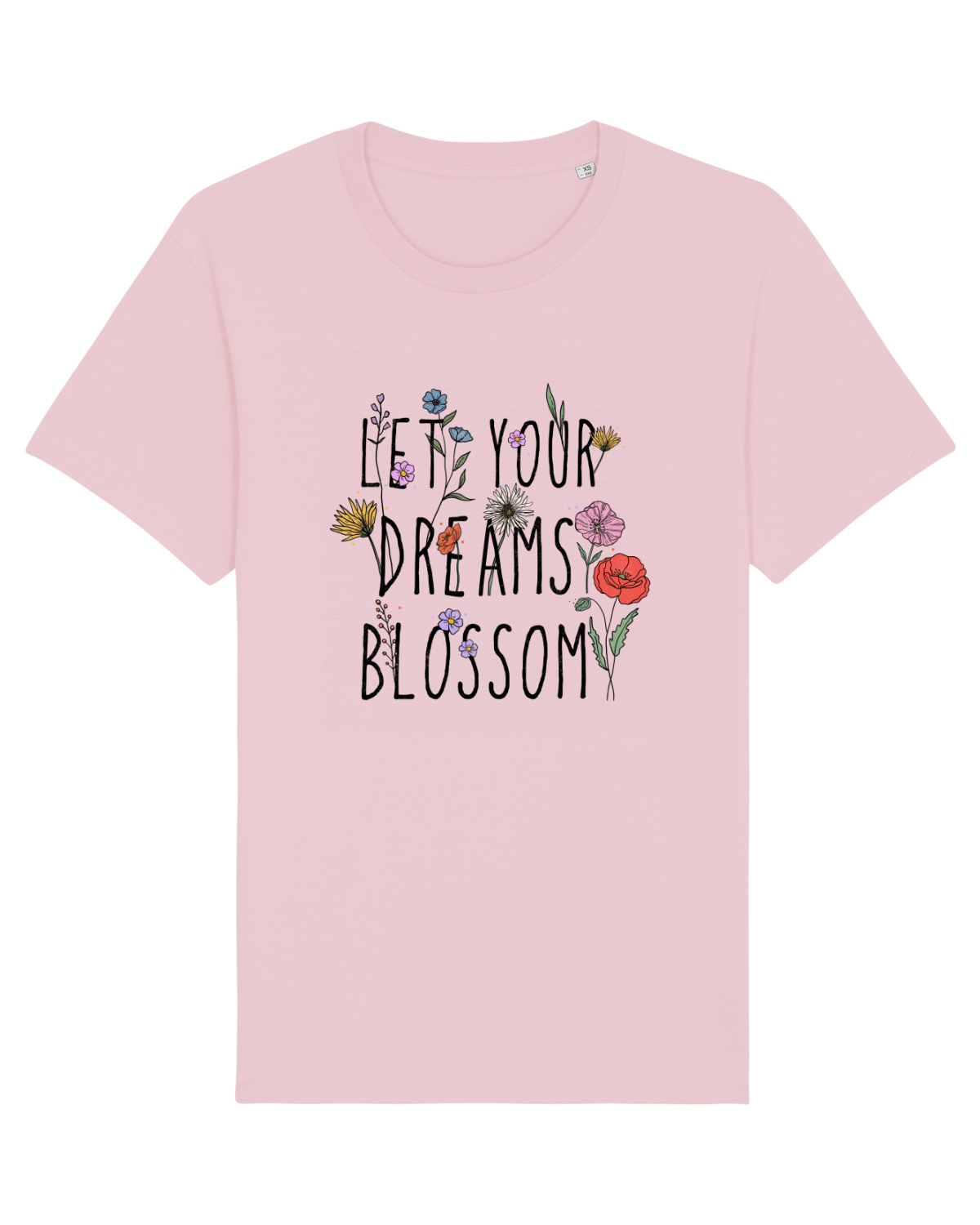 Tricou mânecă scurtă Unisex Rocker Cotton Pink