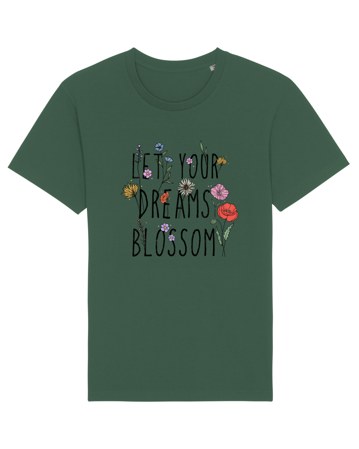 Tricou mânecă scurtă Unisex Rocker Bottle Green