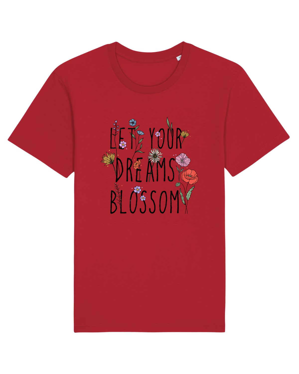 Tricou mânecă scurtă Unisex Rocker Red