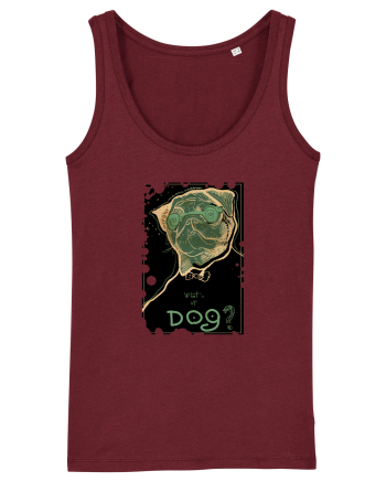 What's up dog? Burgundy