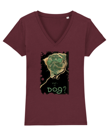 What's up dog? Burgundy