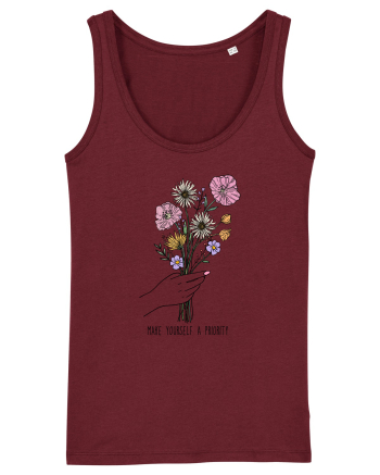 Make yourself a priotity Burgundy
