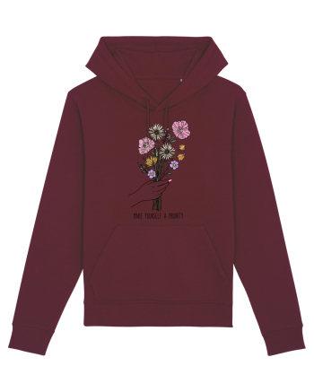 Make yourself a priotity Burgundy