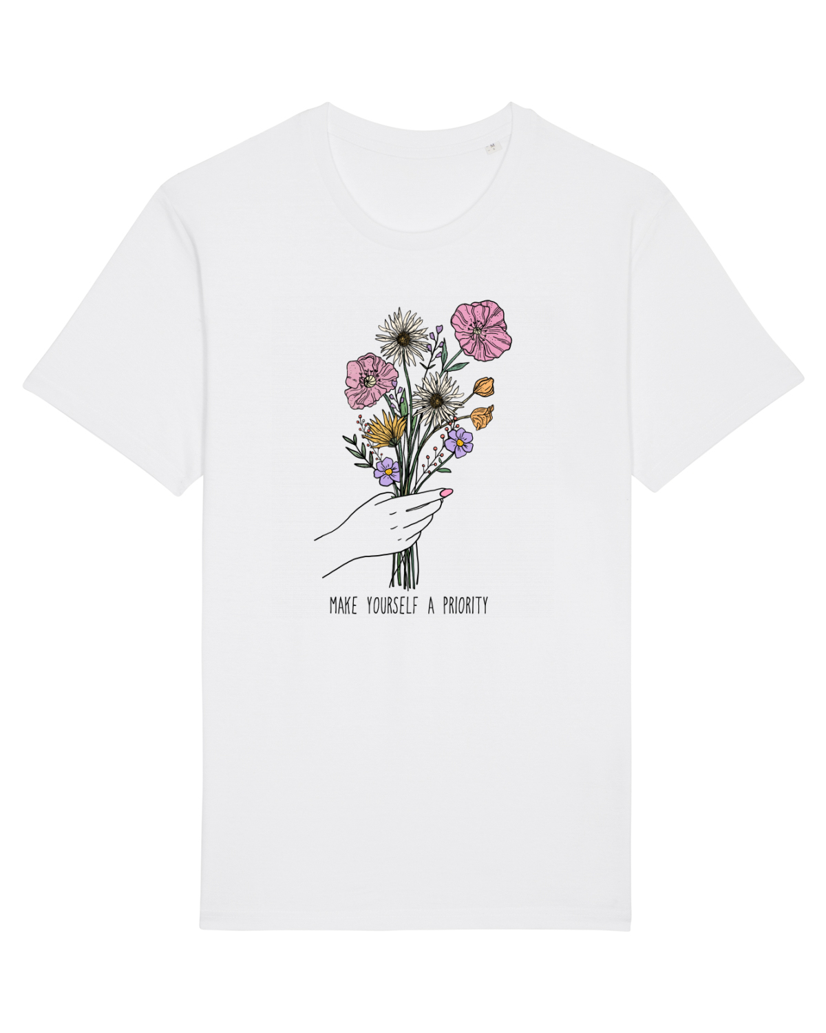 Tricou mânecă scurtă Unisex Rocker White