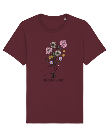 Make yourself a priotity Burgundy