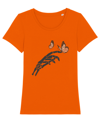 Butterflies and bones Bright Orange