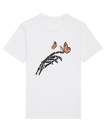 Butterflies and bones Tricou mânecă scurtă Unisex Rocker