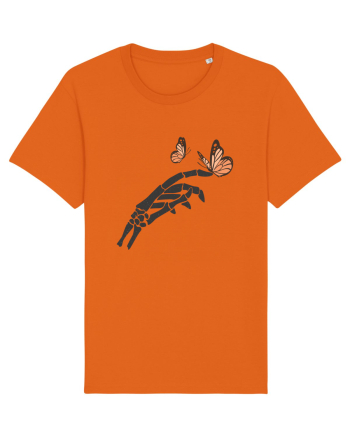 Butterflies and bones Bright Orange