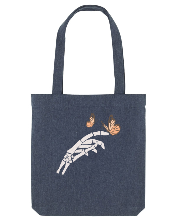 Butterflies and bones Midnight Blue