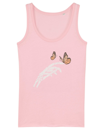 Butterflies and bones Cotton Pink