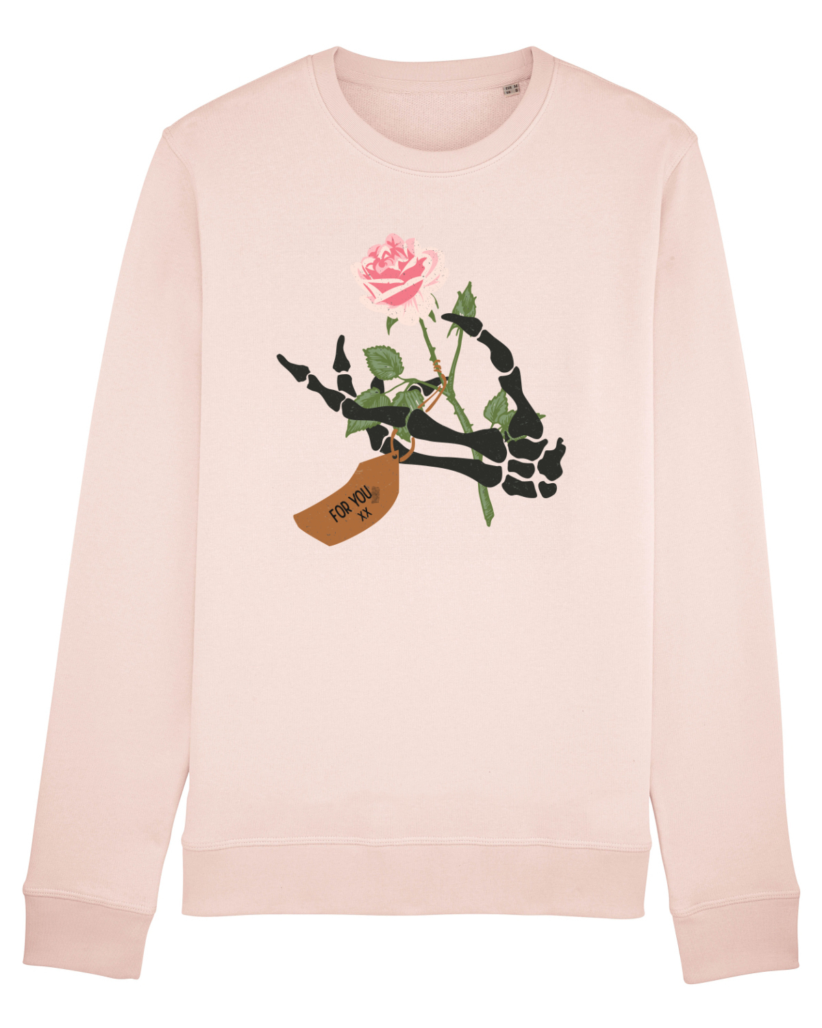 Bluză mânecă lungă Unisex Rise Candy Pink