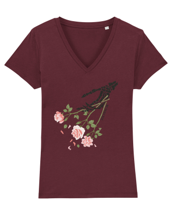 Rose for no one Burgundy