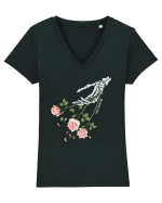 Rose for no one Tricou mânecă scurtă guler V Damă Evoker