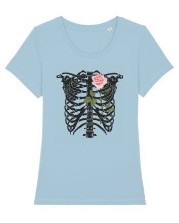 Roses in my heart Sky Blue