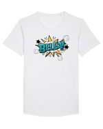 Belea! Tricou mânecă scurtă guler larg Bărbat Skater