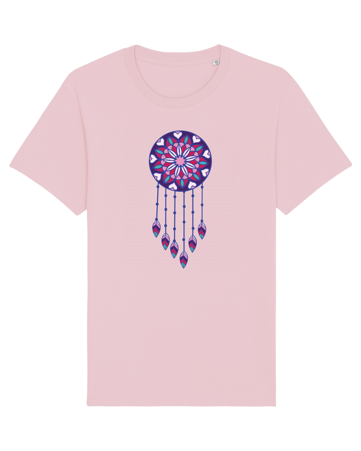Tricou mânecă scurtă Unisex Rocker Cotton Pink