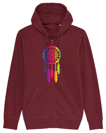 LGBTQ Dreamcatcher dream catcher. Prinzător de vise Burgundy