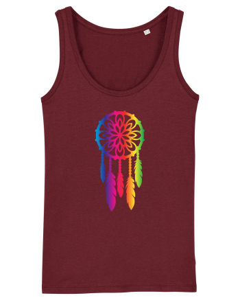 LGBTQ Dreamcatcher dream catcher. Prinzător de vise Burgundy
