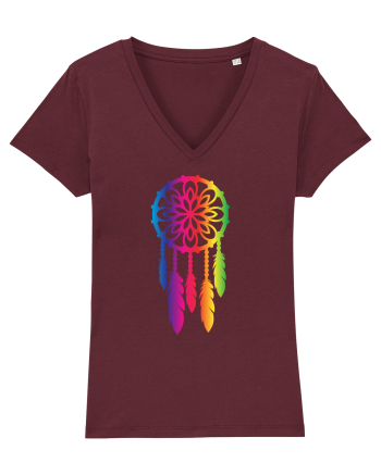 LGBTQ Dreamcatcher dream catcher. Prinzător de vise Burgundy
