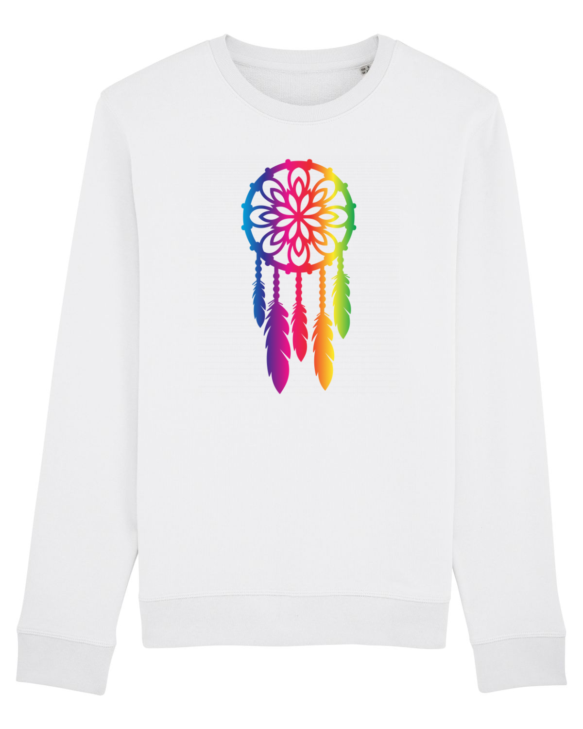 Bluză mânecă lungă Unisex Rise White
