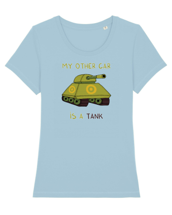 My other car is a tank Sky Blue
