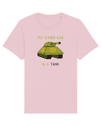 My other car is a tank Cotton Pink