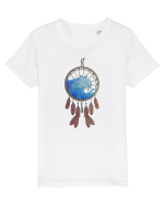 Dolphin Dreamcatcher. Prinzător de vise cu delfini și valuri și pene Tricou mânecă scurtă  Copii Mini Creator