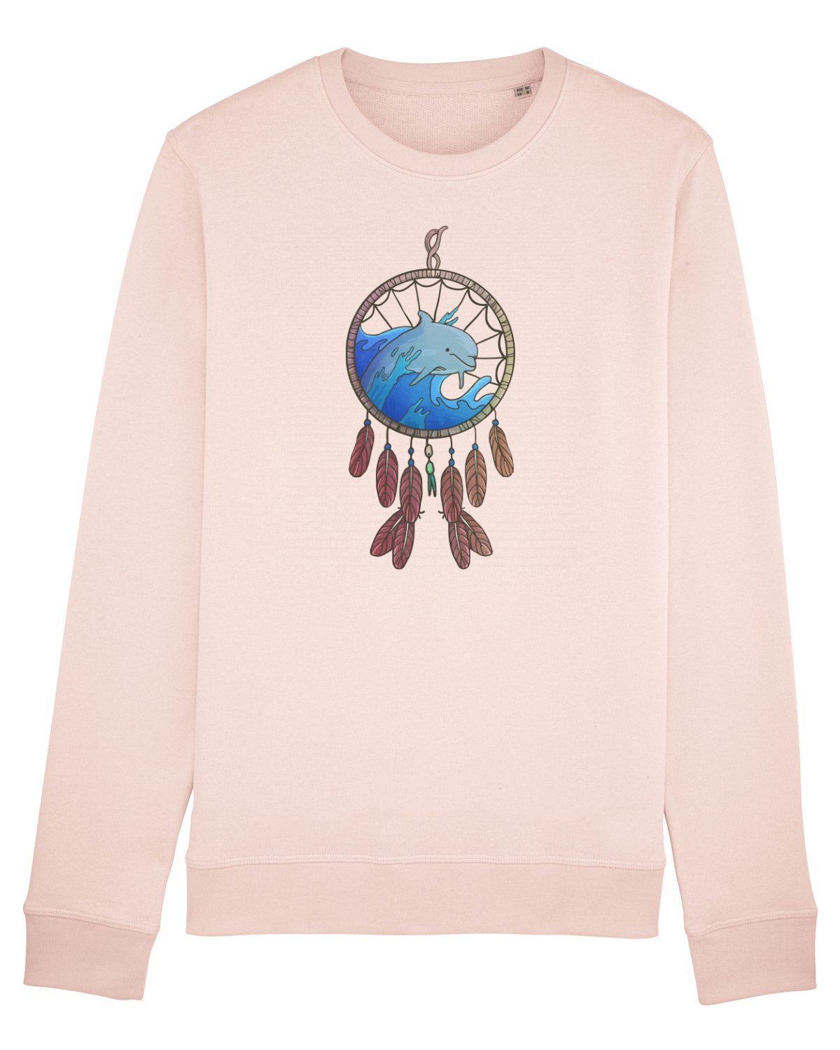 Bluză mânecă lungă Unisex Rise Candy Pink