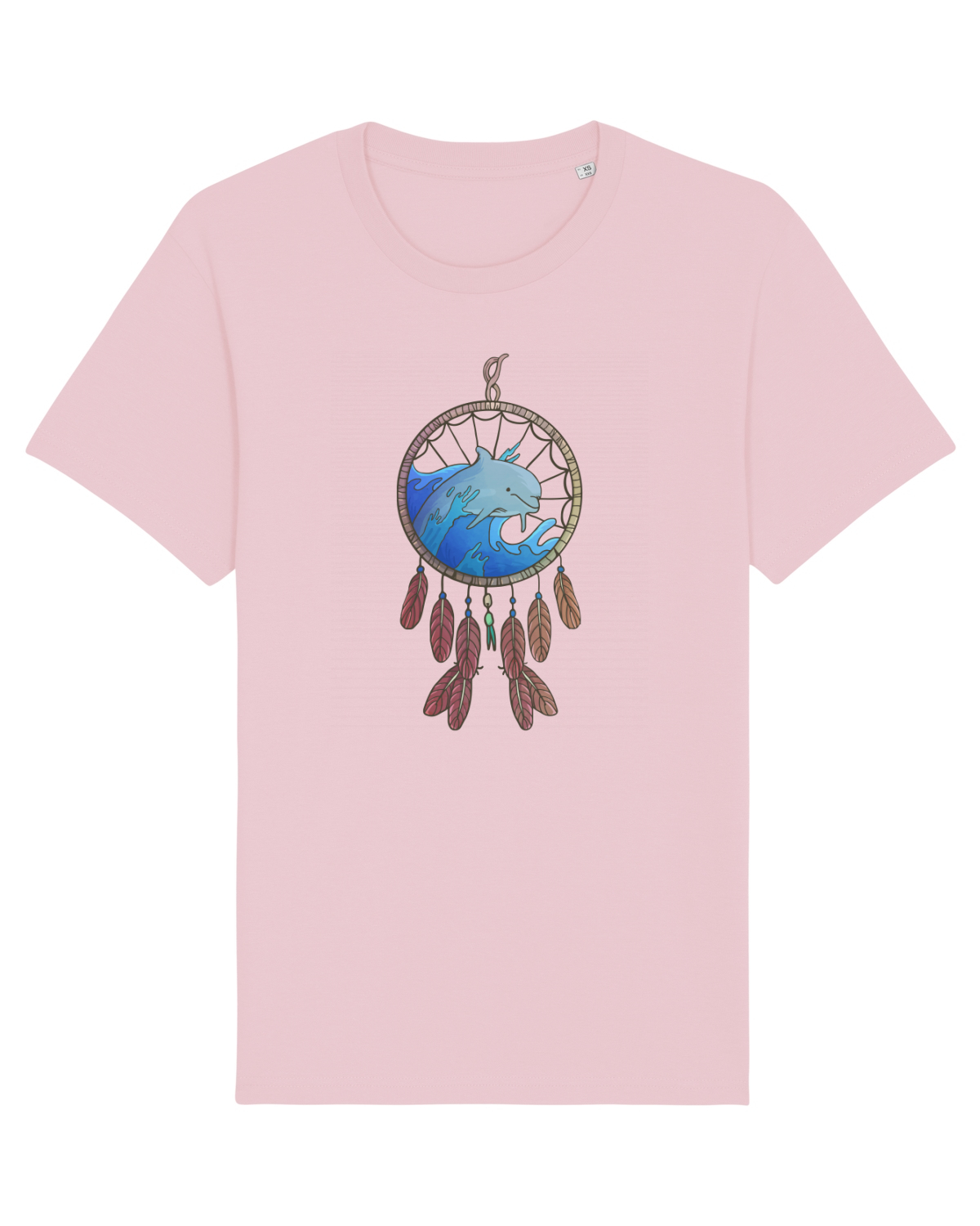 Tricou mânecă scurtă Unisex Rocker Cotton Pink