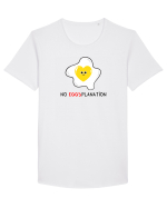 No EGGSplanation Tricou mânecă scurtă guler larg Bărbat Skater