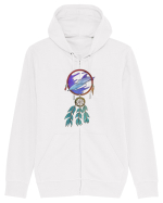 Pentru iubitorii de delfini. Dream Catcher dreamcatcher. Prinzător de vise Hanorac cu fermoar Unisex Connector