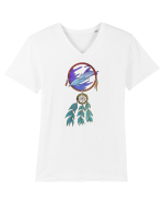 Pentru iubitorii de delfini. Dream Catcher dreamcatcher. Prinzător de vise Tricou mânecă scurtă guler V Bărbat Presenter
