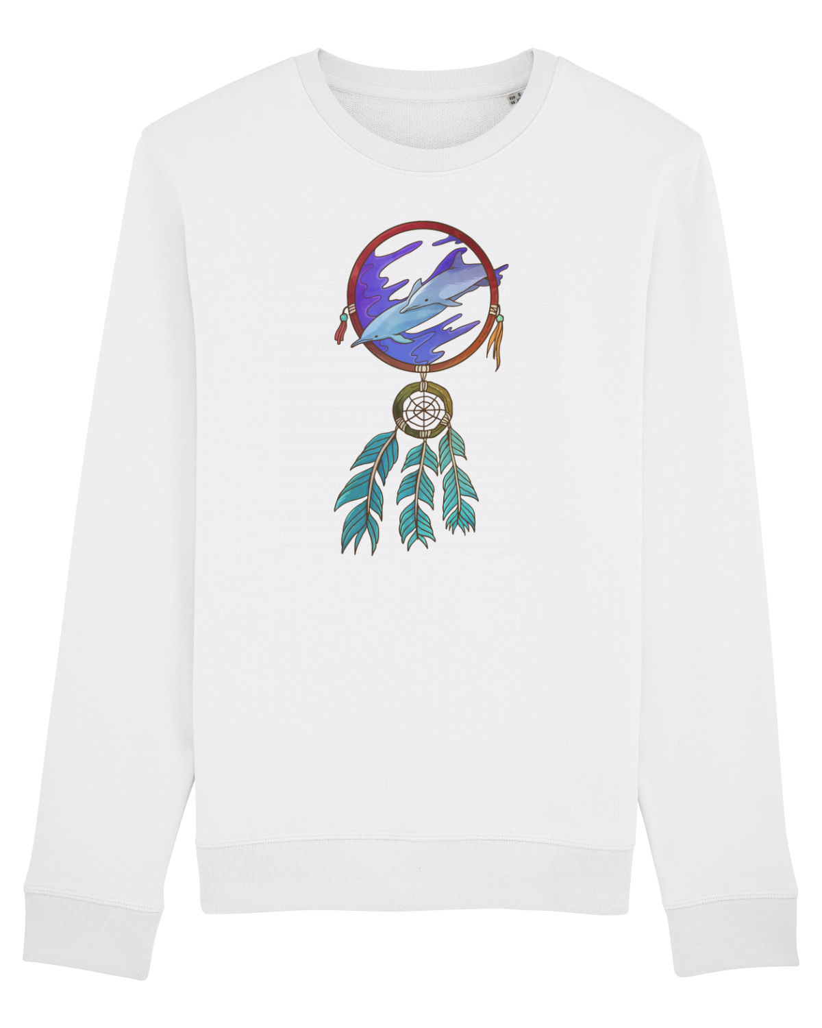 Bluză mânecă lungă Unisex Rise White