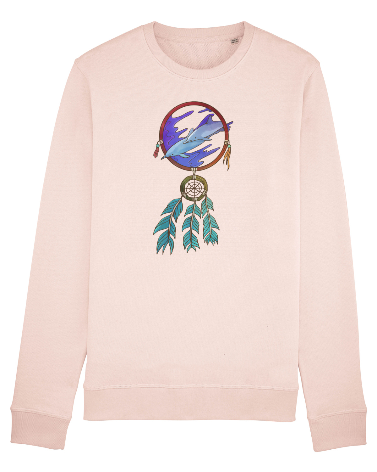 Bluză mânecă lungă Unisex Rise Candy Pink