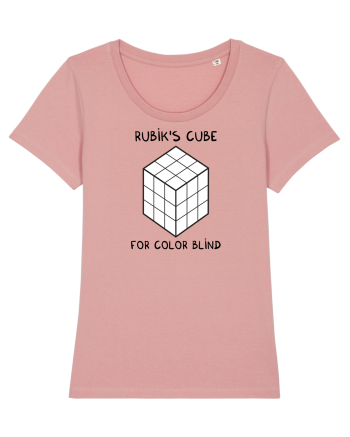 Rubik's cube for color blind Canyon Pink