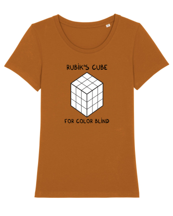 Rubik's cube for color blind Roasted Orange