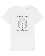 Rubik's cube for color blind Tricou mânecă scurtă  Copii Mini Creator