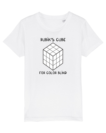 Rubik's cube for color blind White