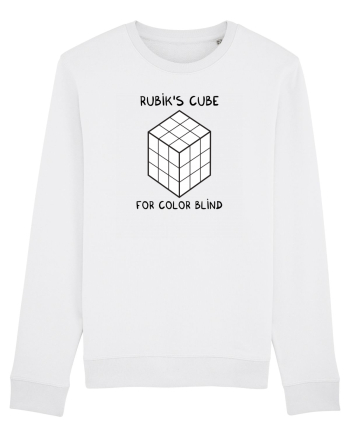 Rubik's cube for color blind White