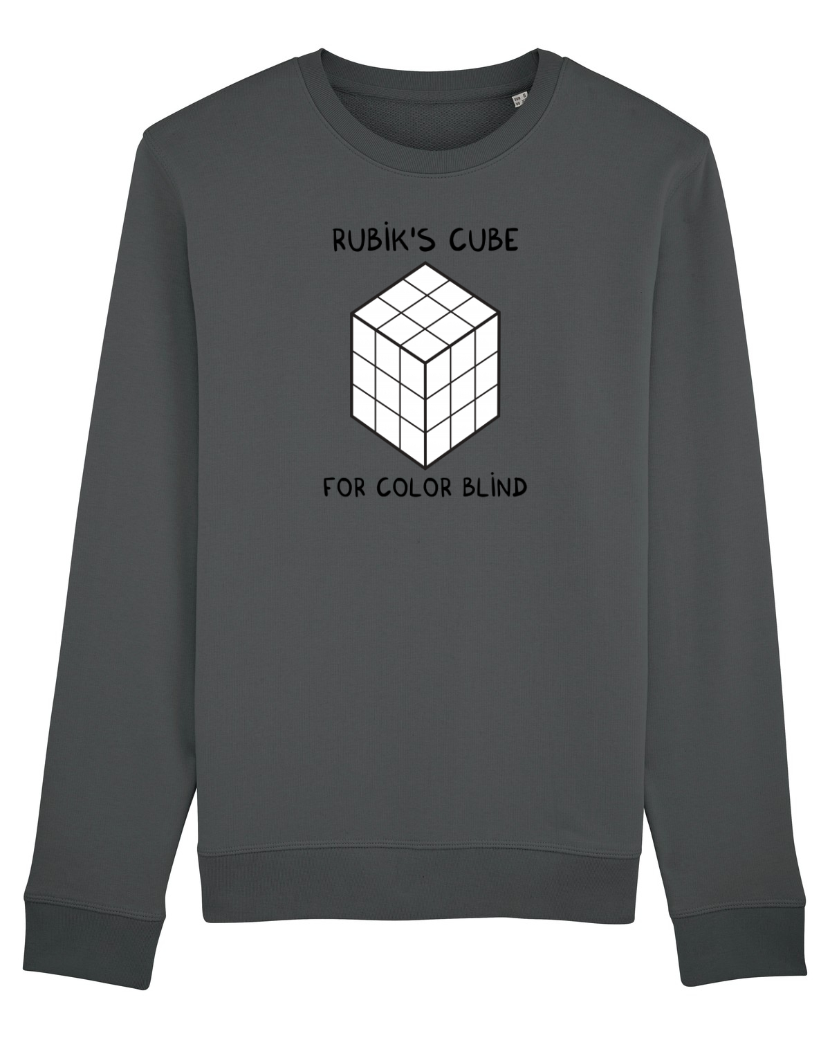 Bluză mânecă lungă Unisex Rise Anthracite