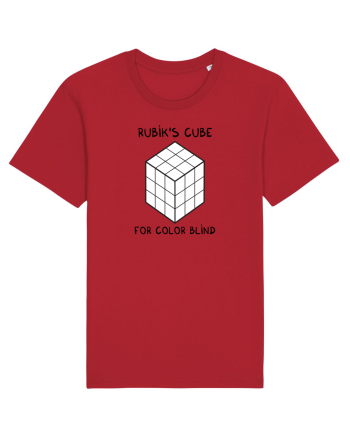 Rubik's cube for color blind Red