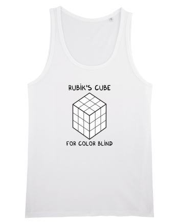 Rubik's cube for color blind White