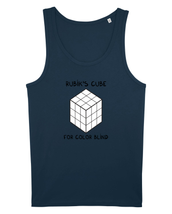 Rubik's cube for color blind Navy