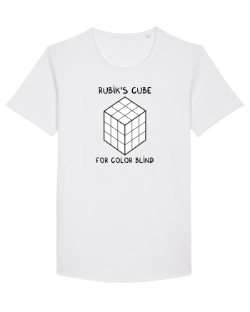 Rubik's cube for color blind White