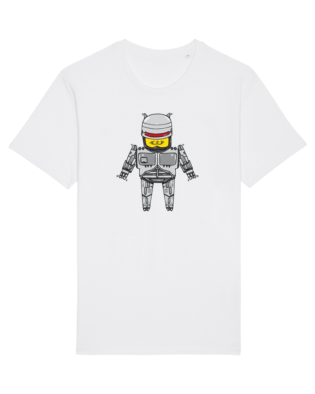 Tricou mânecă scurtă Unisex Rocker White