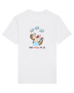 Trei mese pe zi Tricou mânecă scurtă Unisex Rocker