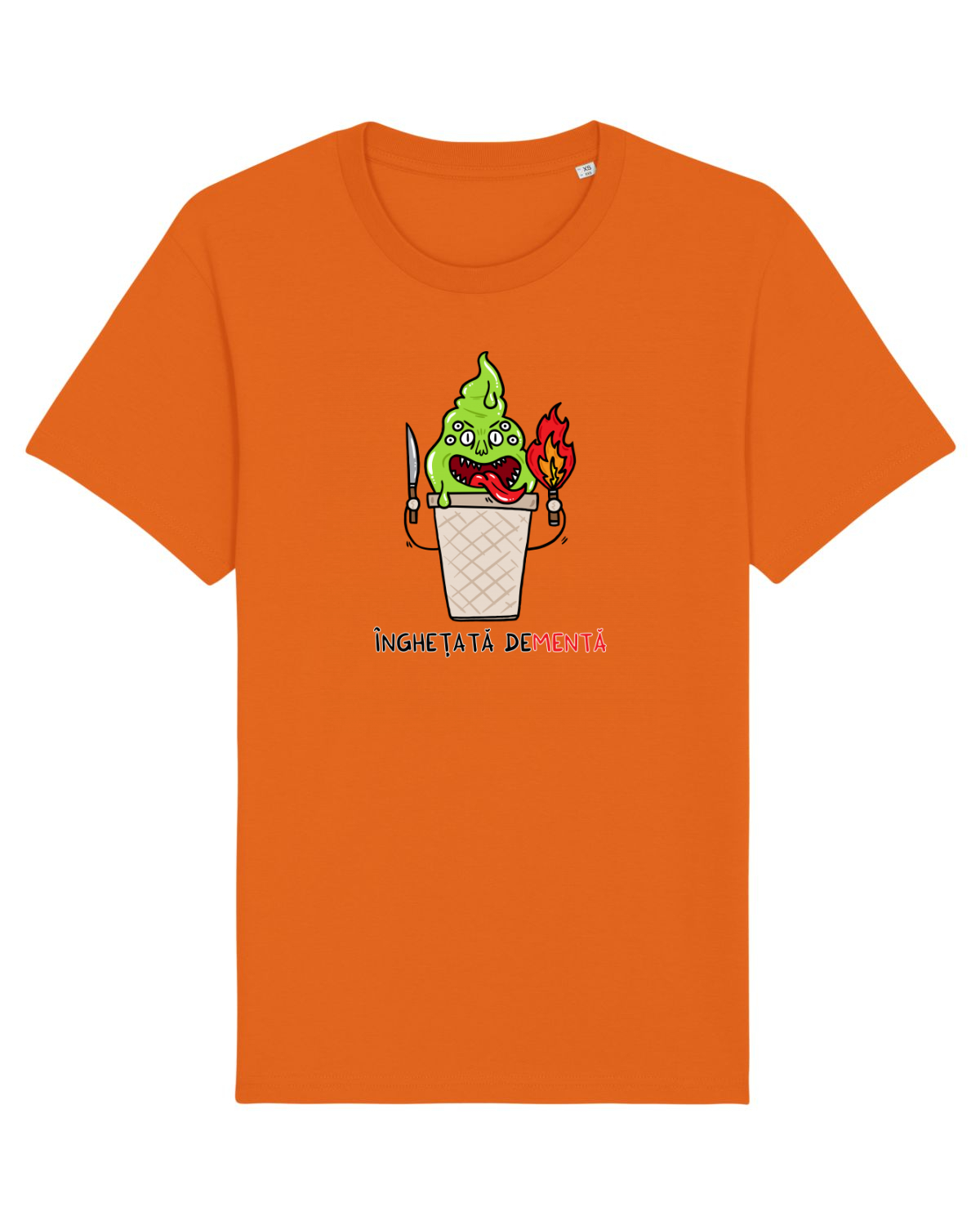 Tricou mânecă scurtă Unisex Rocker Bright Orange